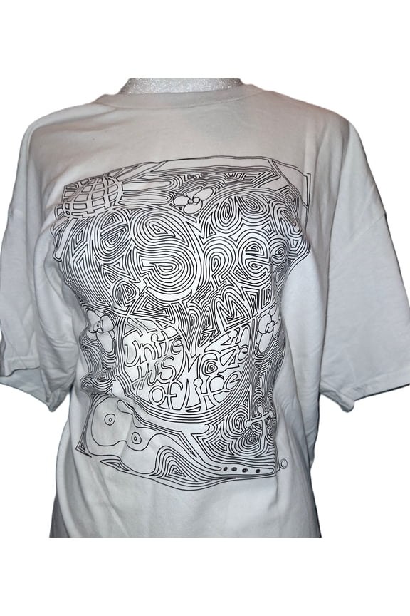 Unity Maze Graphic Tee - White, L (Unisex)
Elevate your casual style with the Unity Maze White T-Shirt (Large) from Amazen Apparel.