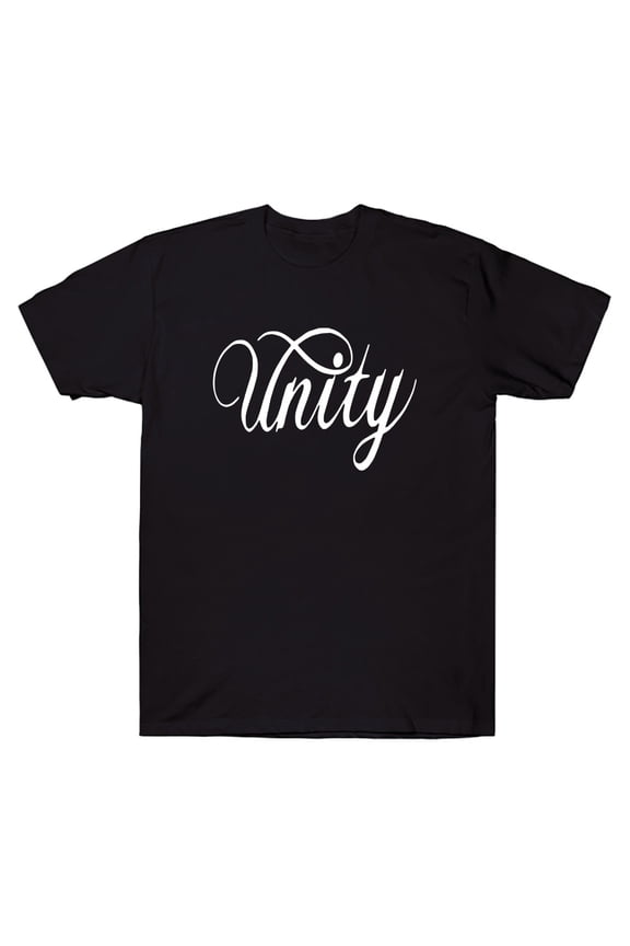 Unity New Print T-shirts Men Women Clothes Hip Hop Retro Tops Cotton Comfortable Short Sleeve Tees Y2K
