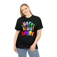 thumbnail image 1 of Unity Shirt LGBT Pride Rainbow Flag Lesbian Gay Pride Ally Plus Size Shirts for Women, 1 of 8