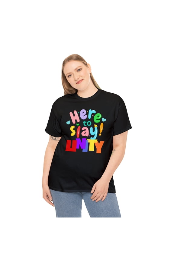 Unity Shirt LGBT Pride Rainbow Flag Lesbian Gay Pride Ally Plus Size Shirts for Women