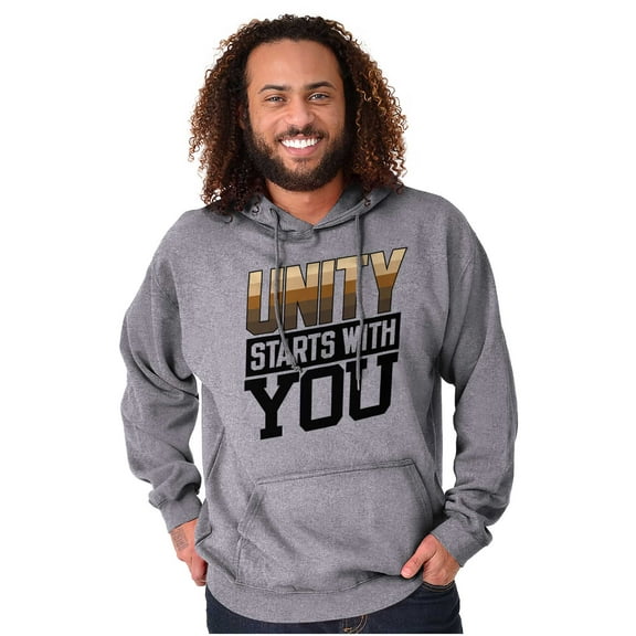 Unity Starts With You Social Justice Hoodie Sweatshirt Women Men Brisco Brands S