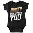thumbnail image 1 of Unity Starts With You Social Justice Romper Boys or Girls Infant Baby Brisco Brands 18M, 1 of 7