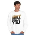 thumbnail image 1 of Unity Starts With You Social Justice Sweatshirt for Men or Women Brisco Brands X, 1 of 6