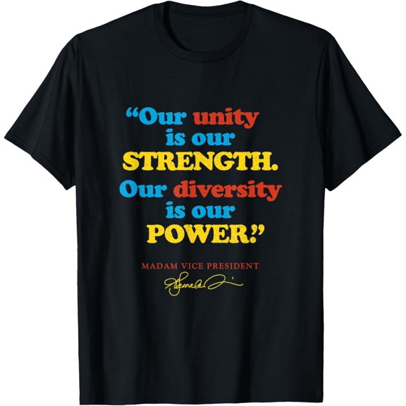 Unity, Strength, Diversity, Power Quote for Social Justice T-Shirt