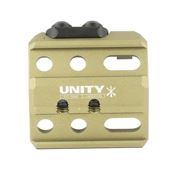 Unity Tactical FUSION Mount Flat Dark Earth FUS-MHF Anodized