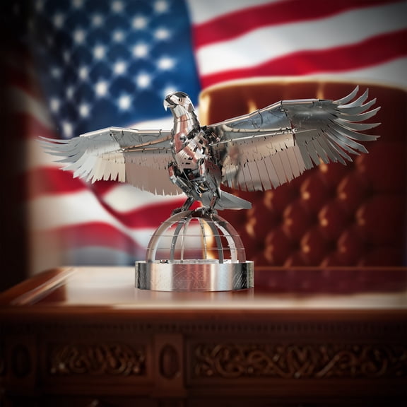 Unity Wings Silver Armor Handcrafted Collectible Model, Premium Limited Edition Display Piece