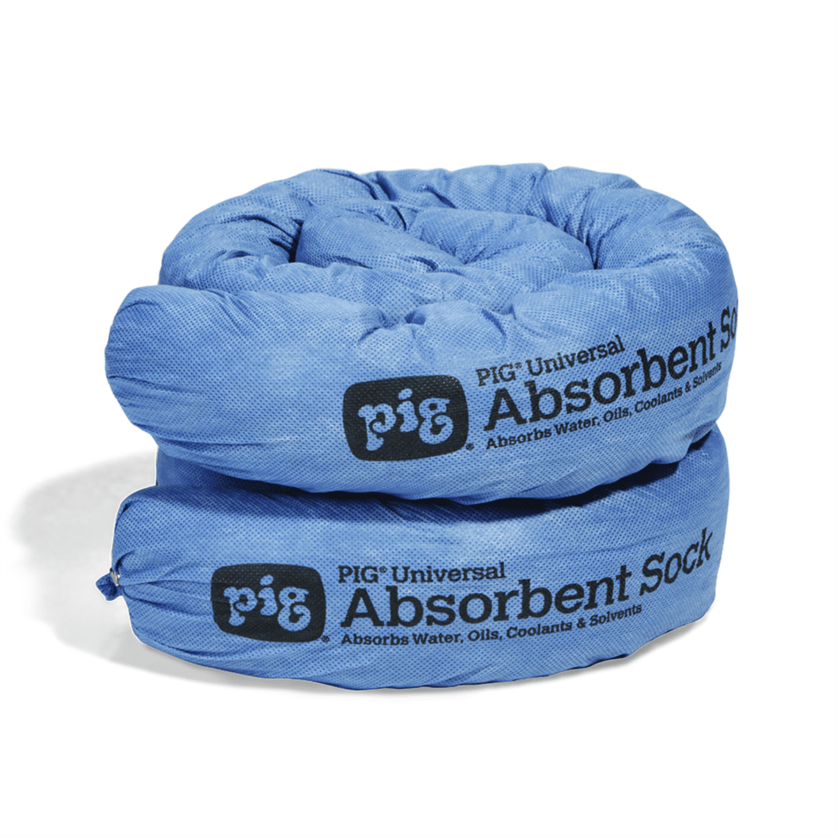 Blue Polypropylene Chemical-Resistant Absorbent Sock 3" x 42"