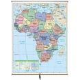 thumbnail image 1 of Univarsal 911300932001-54x69-LAM 54 x 69 in. Africa Essential Classroom Wall Map - Laminated, 1 of 1