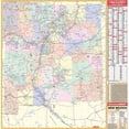 thumbnail image 1 of Univarsal 911643010001-52x54-LAM 52 x 54 in. New Mexico State Wall Map - Laminated, 1 of 1