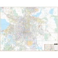thumbnail image 1 of Univarsal 911840814022-70x54-LAM 70 x 54 in. Orlando, Florida Metro Wall Map - Laminated, 1 of 1
