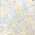 thumbnail image 1 of Univarsal 911842114013-60x61.5-LAM 60 x 61.5 in. Oakland County, Michigan Wall Map - Laminated, 1 of 1