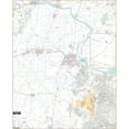 thumbnail image 1 of Univarsal 911844514003-59x73.5-LAM 59 x 73.5 in. Loudon County, Virginia Wall Map - Laminated, 1 of 1