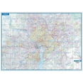 thumbnail image 1 of Univarsal 911845514002-75x54-LAM 75 x 54 in. Washington, DC Metro Wall Map - Laminated, 1 of 1