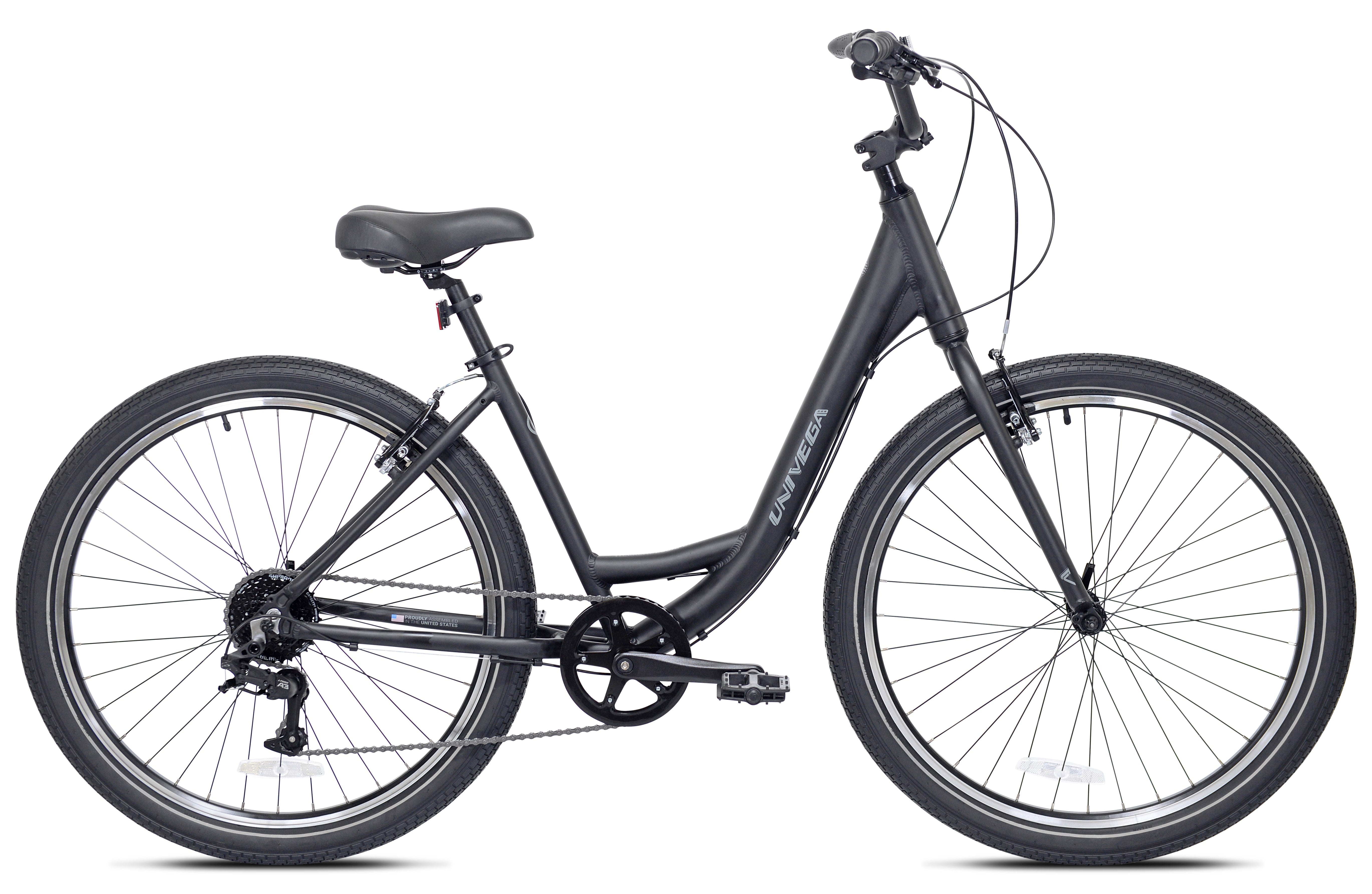 Univega - 27.5" USA Escape 1.0 Adult Bicycle, Small Frame, Black