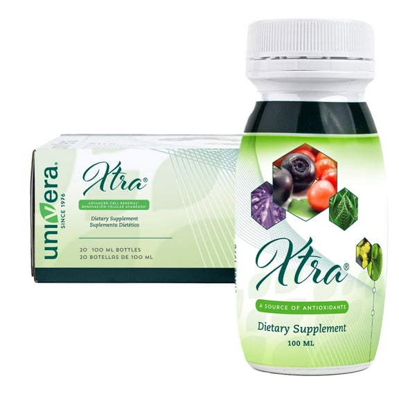 Univera Xtra Minis Multimineral Fruits Complex, 15 Natural Ingredients, 3.38 Fl Oz (Pack of 20)