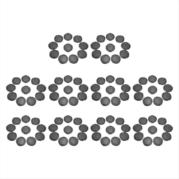 Univeral 100Pcs 49mm Center Pinch Front Lens Cap for DSLR Camera,100 x Lens Cap,black