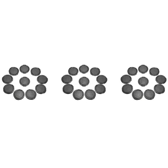 Univeral 30Pcs 49mm Center Pinch Front Lens Cap for DSLR Camera