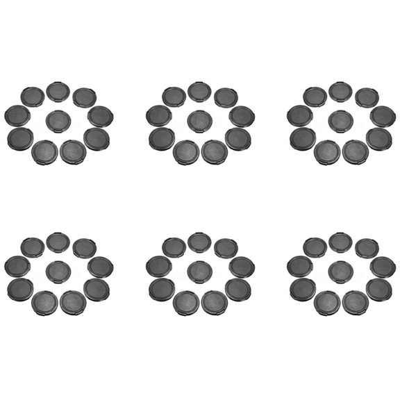 Univeral 60Pcs 49mm Center Pinch Front Lens Cap for DSLR Camera