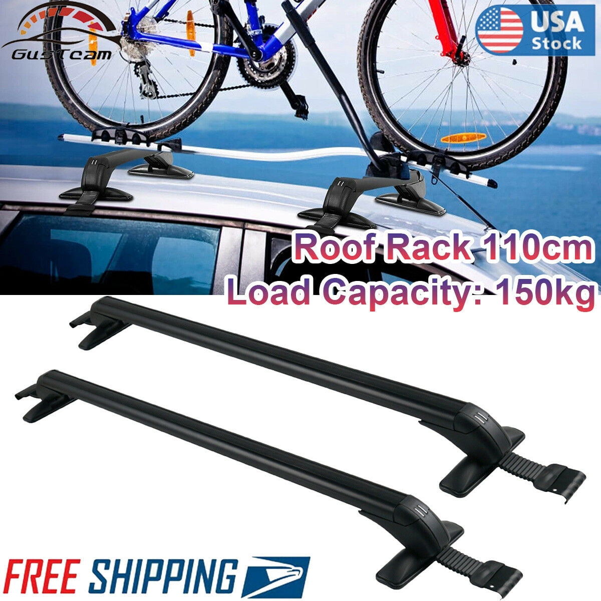 Universa Car Roof Rack, Luggage Rack for Car, Cargo Rack Cross Bars