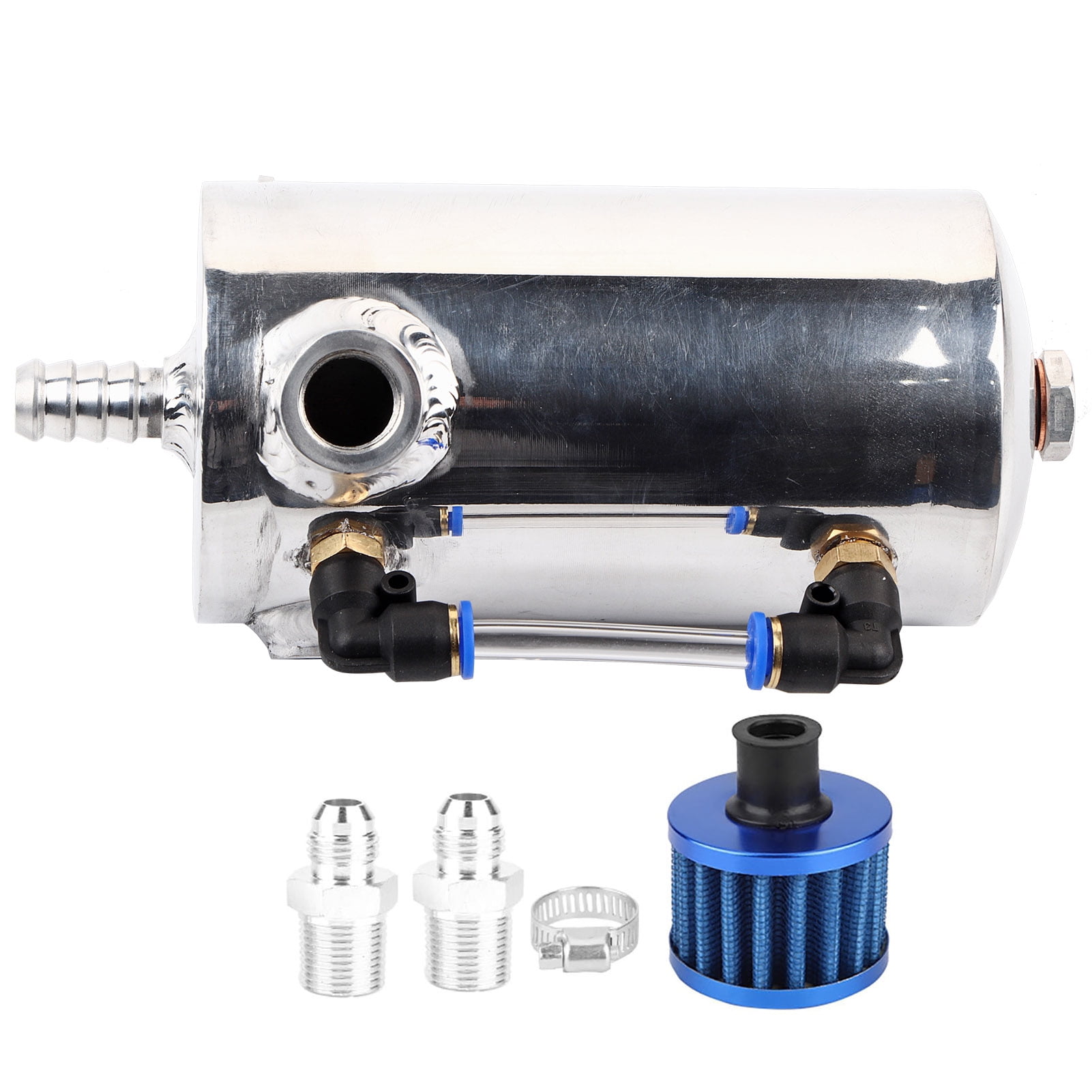 Universal 0.5L Oil Catch Can Aluminum Alloy Breather Tank Reservoir