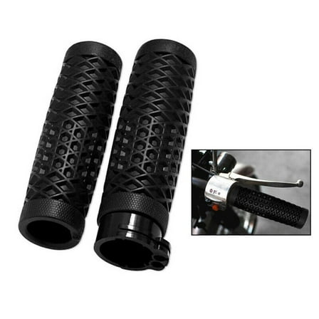 Universal 1\'\' 25mm Motorcycle Grips Handlebar Hand Grips For Honda for Suzuki...