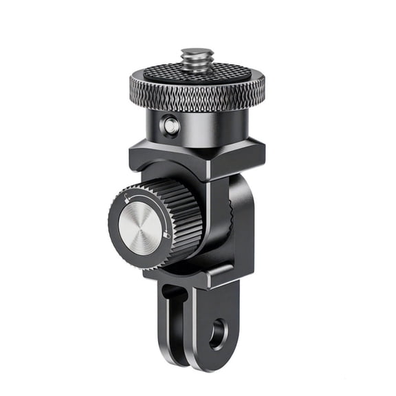 Universal 1/4 20 Thread Adapter for Insta360 X5 Quick Release Mount with Silicone Pad, 180 Rotation Multi Angle Locking