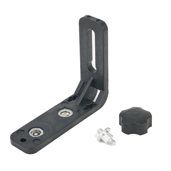 Universal 1/4'' La-Ser Level L-Shape Wall Bracket Holder Magnet Adsorption Stand