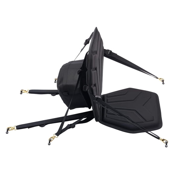Universal 1" Thick Kayak SUP Seat with Back Support Adjustable Straps Storage Bag for Inflatable Kayak Fishing Boat Paddle Board