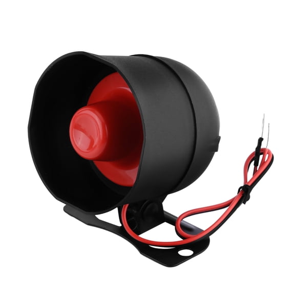 Universal 1 Way Car Auto Vehicle Burglar Alarm System Keyless Entry Security Protection Horn Shock Sensor Kits with 2 Remote Control (3.94 x 3.03 inches / 10 x 7.7 cm Black Set)