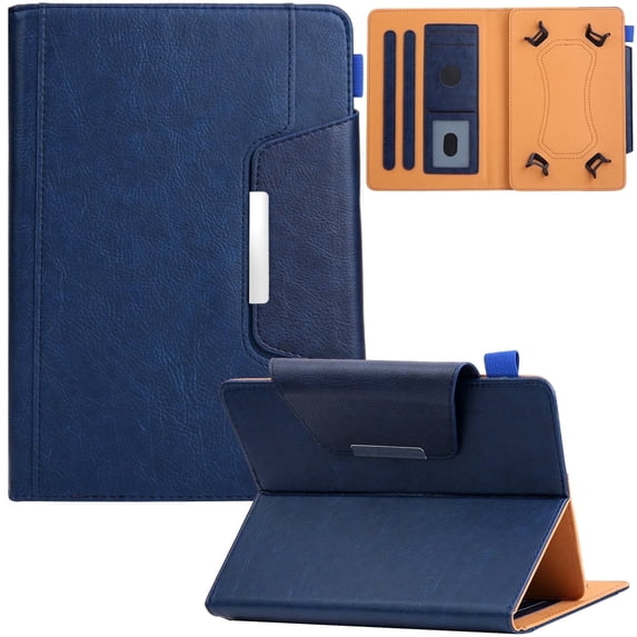 Universal 10.0 Inch Tablet Case, Artyond Premium PU Leather Stand Cover with Card Slots Case for Galaxy Tab 9.6/9.7/10.1/10.4,iPad 9.7/10.2/10.5 inch,Kindle HD10 and 10 inch Android Tablets, Blue