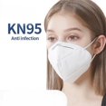 thumbnail image 1 of Universal 10-Pieces K-N95 Respirator Face Mask Cover for Men Women Ears Loop, White, 1 of 4