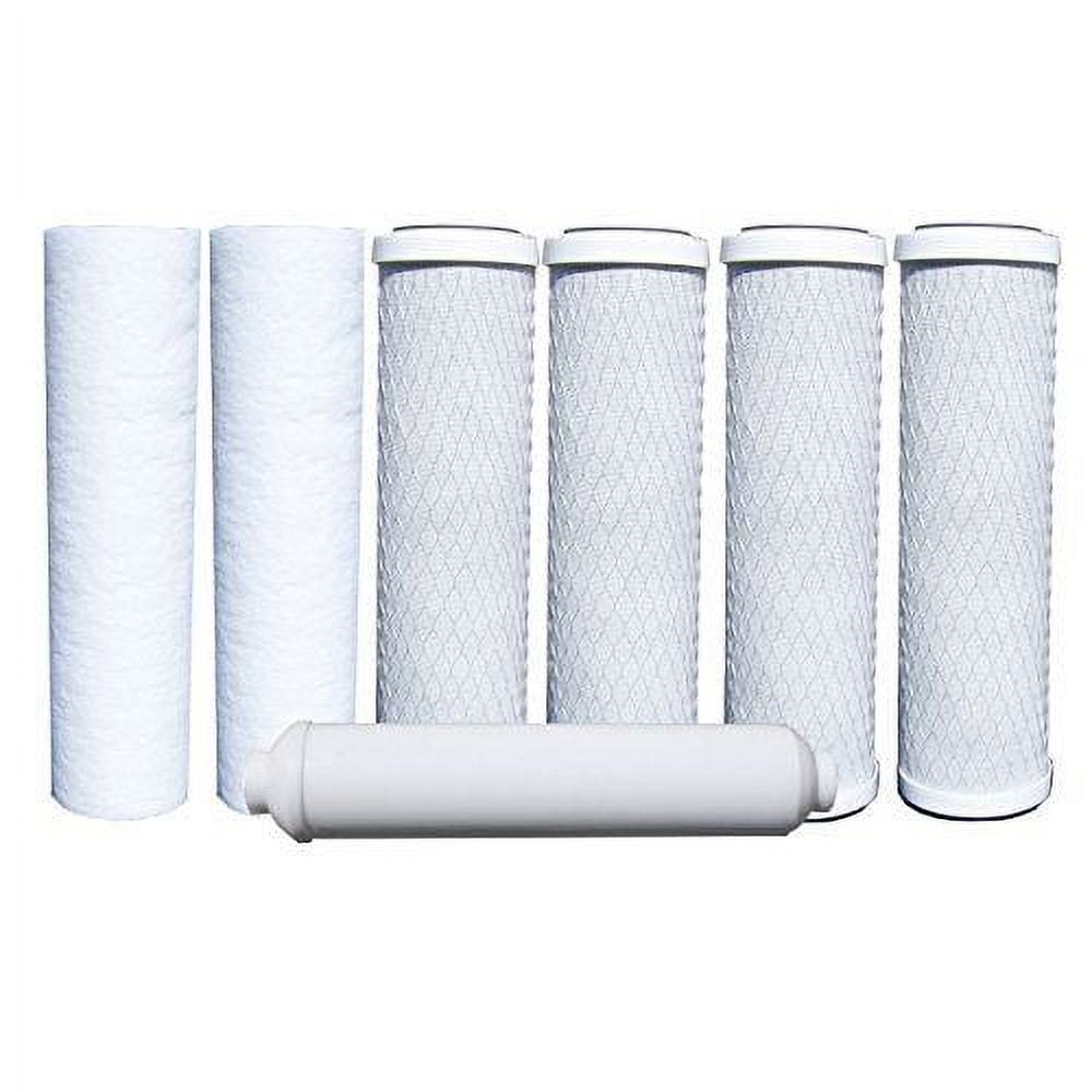 Universal 10 inch Carbon Block, Sediment, Inline Filter 7 pack ...