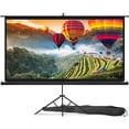 thumbnail image 1 of Universal 100-Inch Tripod Screen - Floor Standing Portable Fold-Out Roll-Up Tripod Manual Projector Screen, 1 of 7