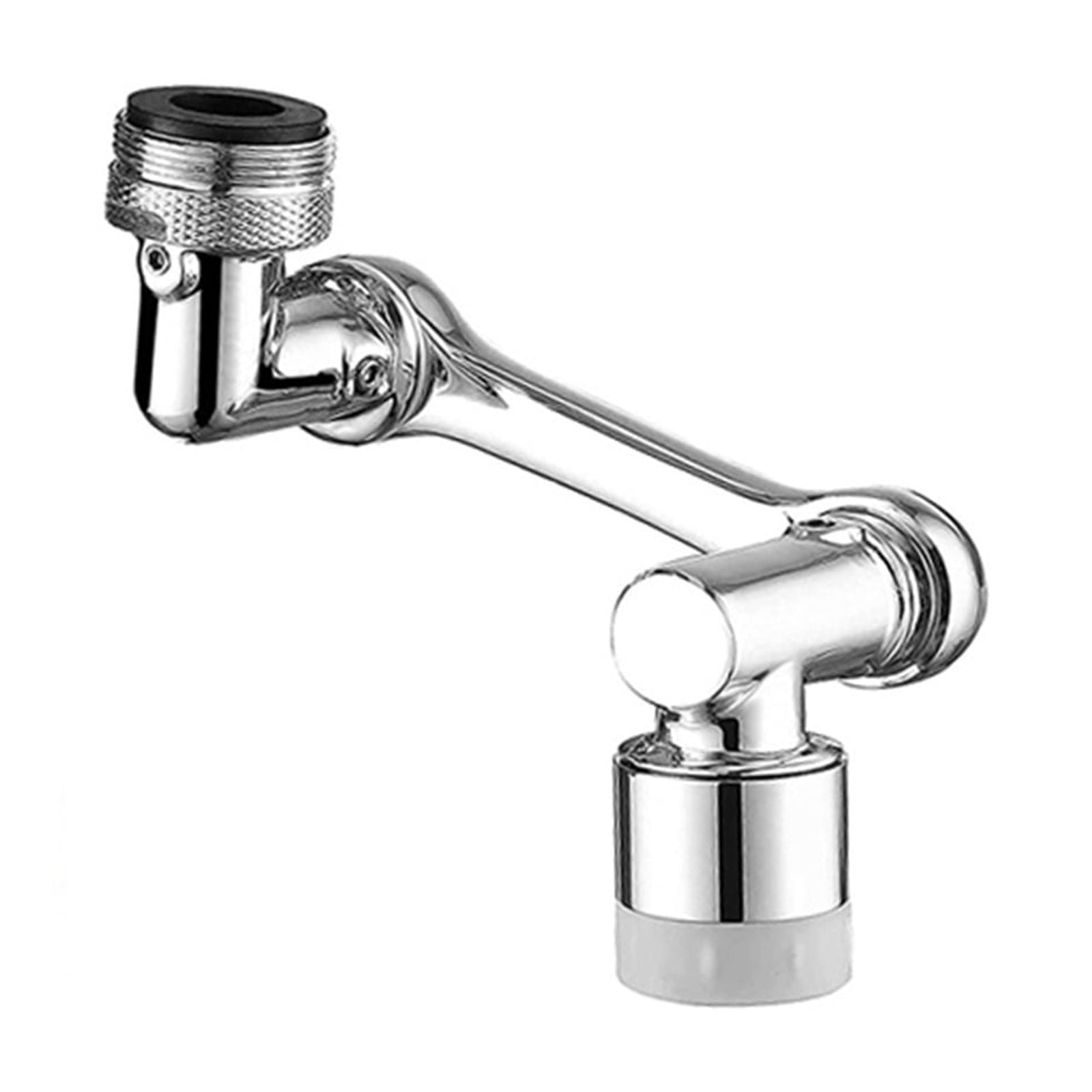 Universal 1080° Swivel Extender Faucet Aerator Splash Resistant Filter Kitchen Washbasin Faucet Aerator Nozzle Faucet Robot Arm ,Easy to Operate