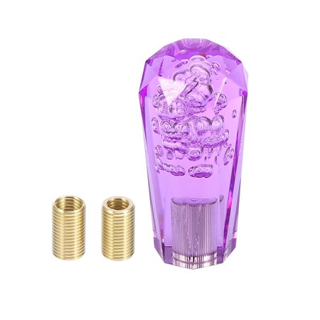 Universal 10cm Purple Gear Shift Knob Stick Manual Gear Shifter Decor Replacement