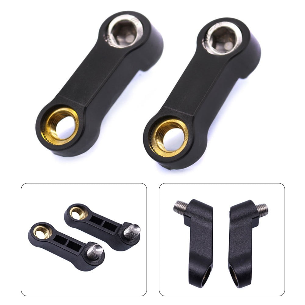 Universal 10mm Motorcycle Mirror Mount Riser Extender Adapter Bracket