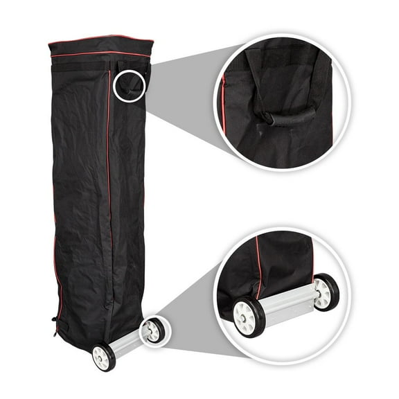 Universal 10x15 Canopy Bag with Wheels - Easy Pop Up Bag, Heavy Duty Wheels, Interior Storage Pockets and Straps - Design Allows for Easy Packing and Unpacking, Easy Transportation