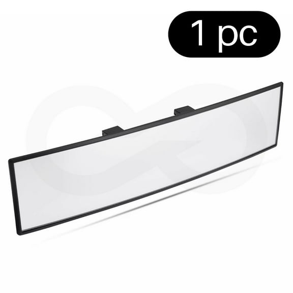 Universal 11.81 Inch Panoramic Convex Mirror 1pc, 300MM Interior Clip-on Wide Angle Rear View HD Mirror to Reduce Blind Spot, Car Accessory, Car Gadgets