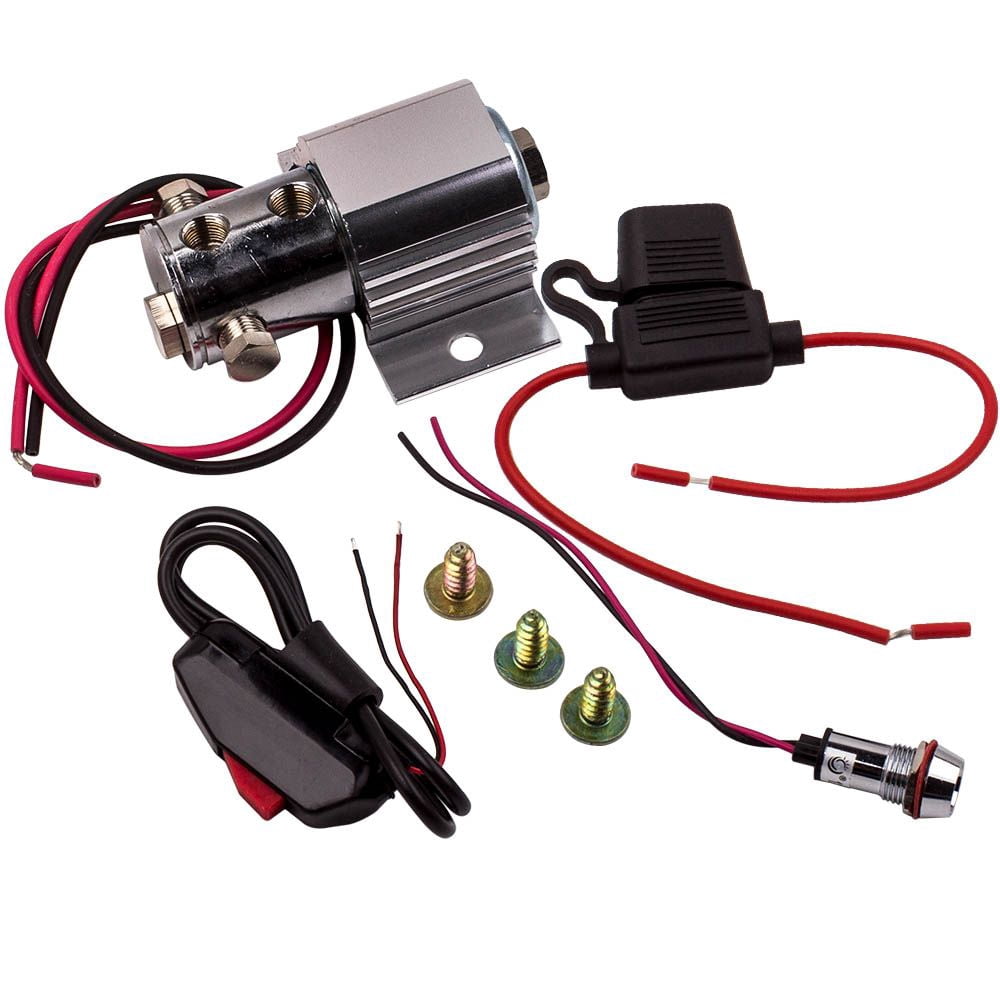 Universal 12-24V DC Electric Brake Line Lock Kit - Front Placement, Up ...