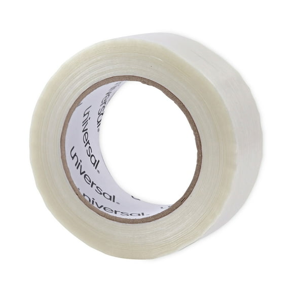 Universal 120# Utility Grade Filament Tape, 3" Core, 48 mm x 54.8 m, Clear