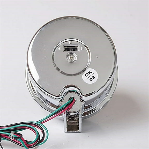 Universal 12V 3.75" 7 Colors Backlight LED Car Tachometer 0-8000 RPM Shockproof