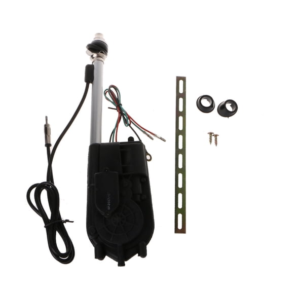 Universal 12V Car Automatic Antenna Auto AM&FM Radio Electric Power Mast Aerial