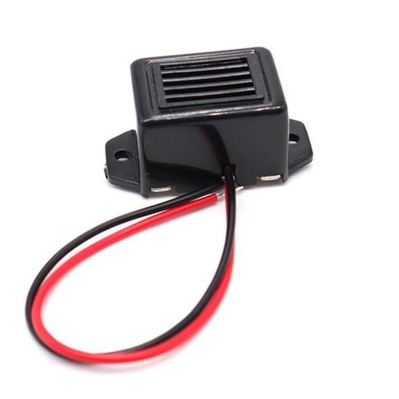 Universal 12V Car Light Reminder Alarm Buzzer 75dB ABS Warning Device for Trucks Vans