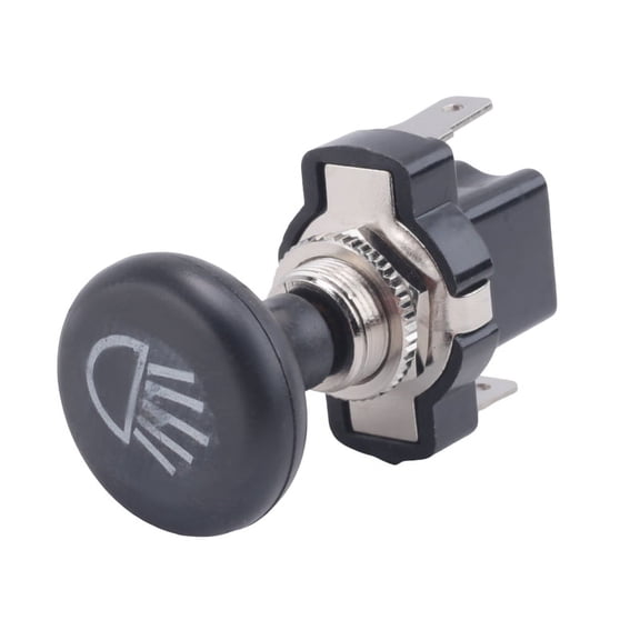 Universal 12V Car Push Pull Headlight Switch Button,for Golf Cart Club Car