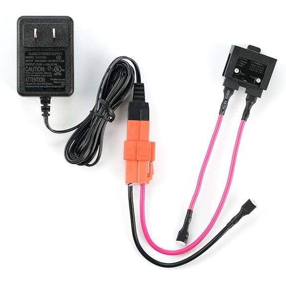 Universal 12V Charger for Kids Ride On car and Battery Wire Compatible with BMX X6, Kid TRAX GMC, Wal-Mart, Moto ATV Quad Electric Vehicle 12 Volt Battery Charger for Ride On Toys Adapter Square Plug
