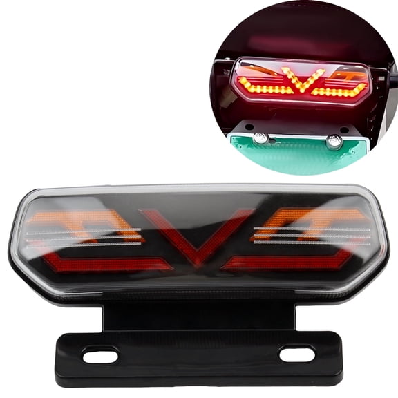 Universal 12V LED Motorcycle Rear Lights Brake Light Motorbike Stop Turn Signal Direction Indicator Blinker ATV Tail Light Parts
