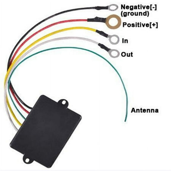 Universal 12V Long Range Wireless Remote Control Kit For Car SUV Truck ATV Winch