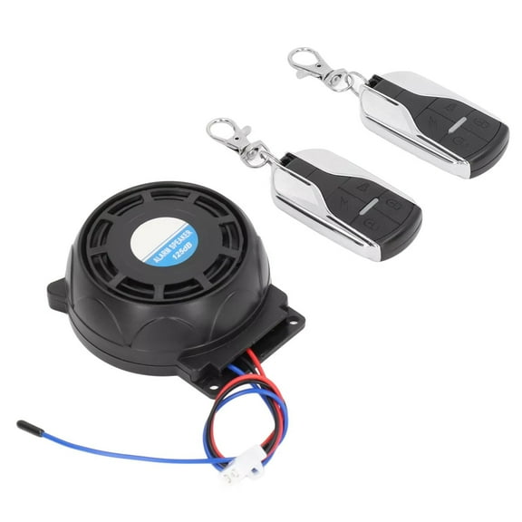 Universal 12V Motorcycle Security Alarm Loud Speaker & Remote Controls for Peace of Mind