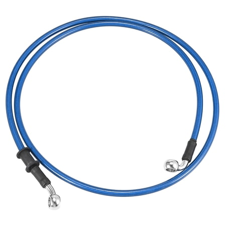 Universal 140cm 55.12" Brake Clutch Oil Hose Line Pipe Blue for Motorcycle
