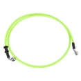 thumbnail image 1 of Universal 140cm 55.12" Brake Clutch Oil Hose Line Pipe Green for Motorcycle, 1 of 8
